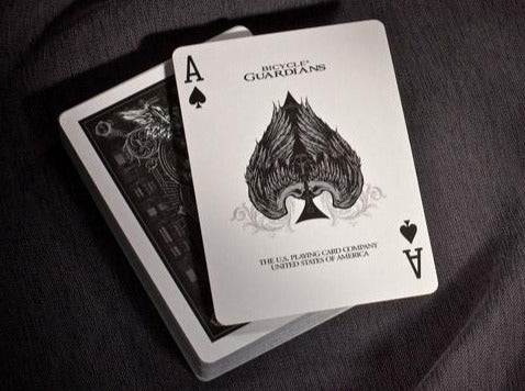 Deck Bicycle Guardians Playing Cards by Theory11 Black Magic Cardistry