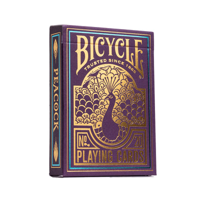 Bicycle® Purple Peacock Playing Cards