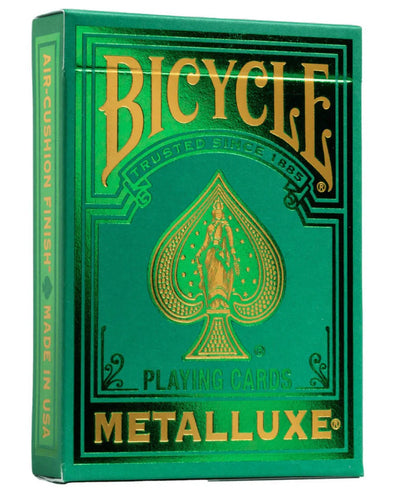 Bicycle® Metalluxe Green Playing Cards
