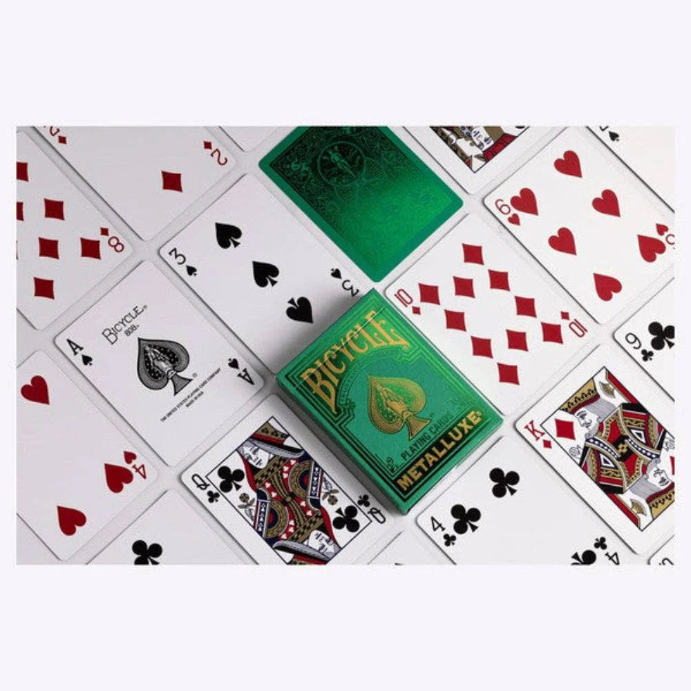 Bicycle® Metalluxe Green Playing Cards – Jetset Gear