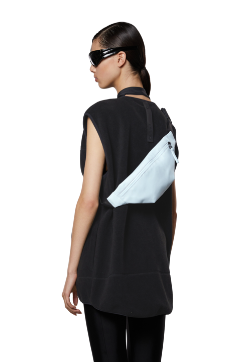 bum bag mini rains Black for Men and Women Pavidas designed for everyday use or for travel RAINS Bum Bag Mesh Mini