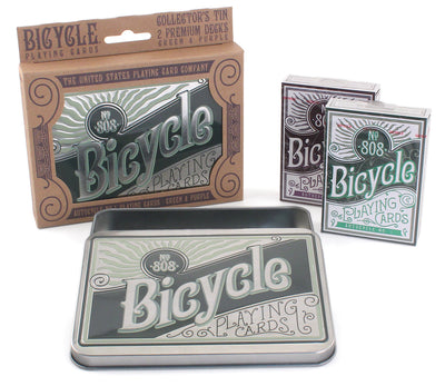 Bicycle® Retro Tin Gift Set