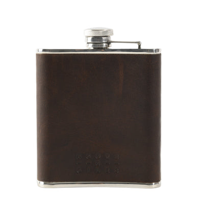 Moore and Giles Leather-Wrapped Flask Baldwin Oak 1