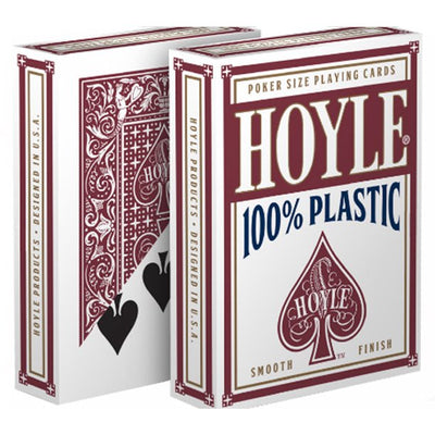 Hoyle® 100% Plastic Playing Cards Red