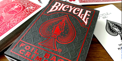Bicycle® MetalLuxe Playing Cards Crimson Red 1
