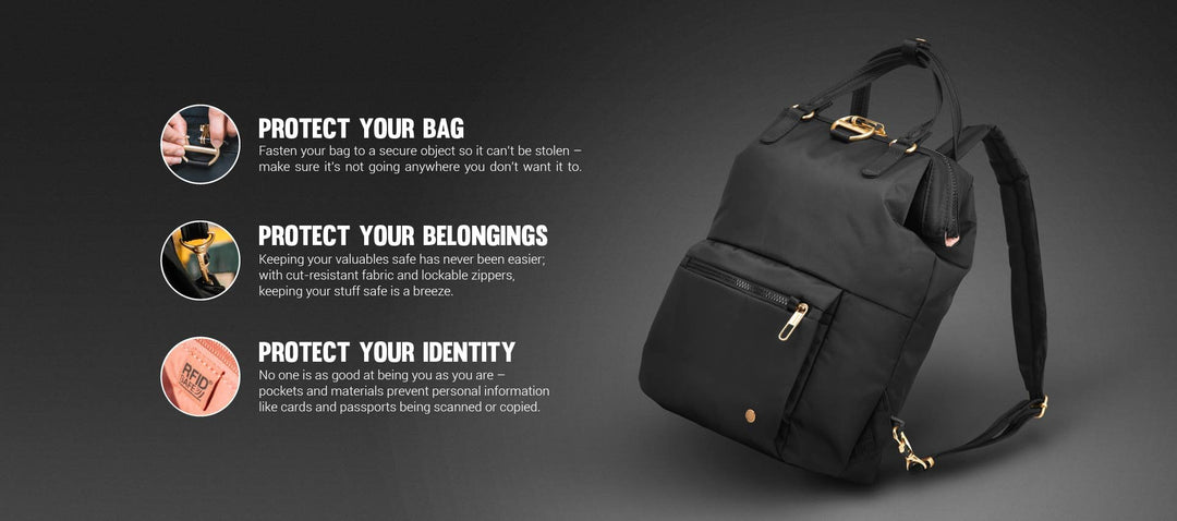 citysafe cx mini backpack Citysafe CX Anti-Theft Mini Backpack – Jetset Gear