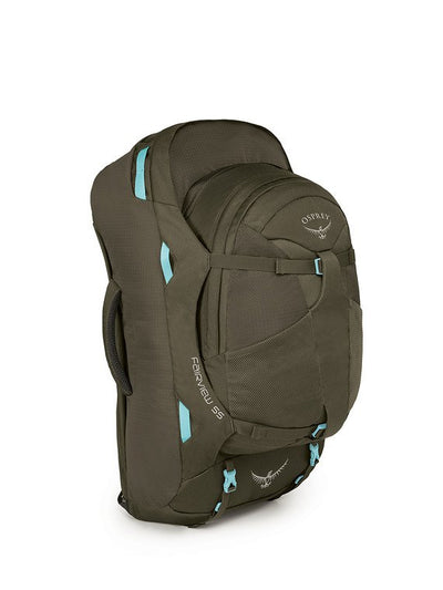 Osprey Fairview 55 Travel Pack Women's Backpack Misty Grey
