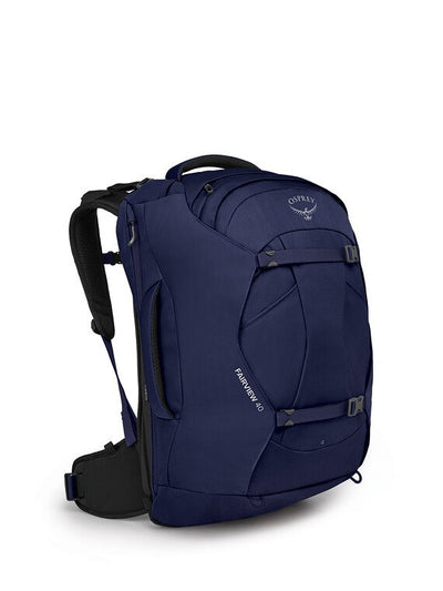 osprey bag dimensions Osprey Fairview 40 backpack-Winter Night Blue