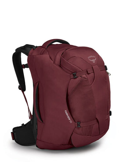 Osprey Fairview 55 Travel Pack Women's Backpack Zircon Red
